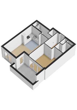 Floor plan - Parijsboulevard 163, 3541 CS Utrecht 